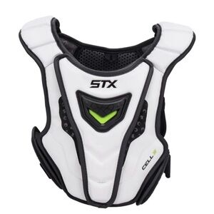 STX Kids Lacrosse Chest Protector - White and Black